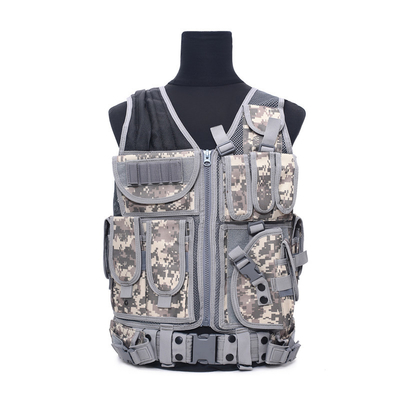 600D Camouflage Hunting Tactical Vest Breathable Army Combat Vest