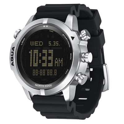 Electronic Military Camping Gear Watch Altitude Barometric Compass Temperature