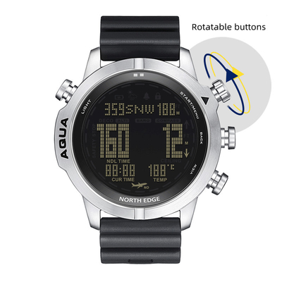 Electronic Military Camping Gear Watch Altitude Barometric Compass Temperature