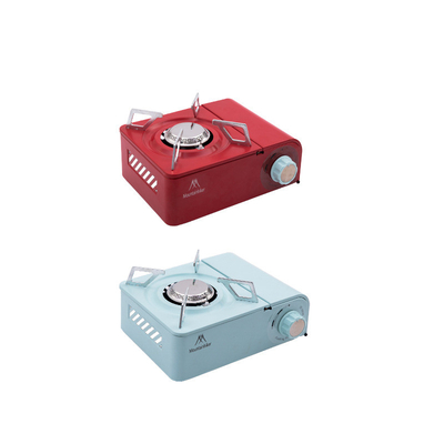 Picnic Camping Portable Butane Gas Stove 2.5kw Red Light Blue