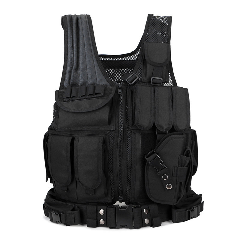 600D Camouflage Hunting Tactical Vest Breathable Army Combat Vest